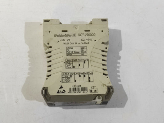 Weidmuller 1073490000 WAS1 CMA 1A ac/4-20mA Power Control Module