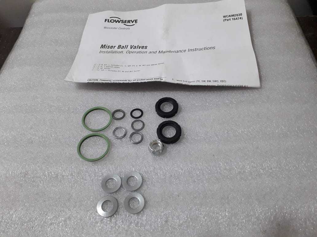 Flowserve Miser Ball Valve Kit 16474 WCAIM2030  New