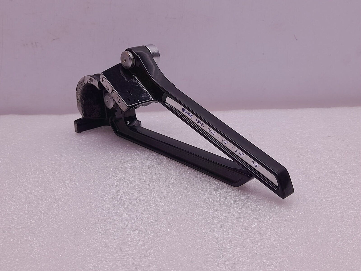Williams 43621 Tube Bender 3/8” Capacity 3/16” - 1/4” - 5/16” - 3/8”