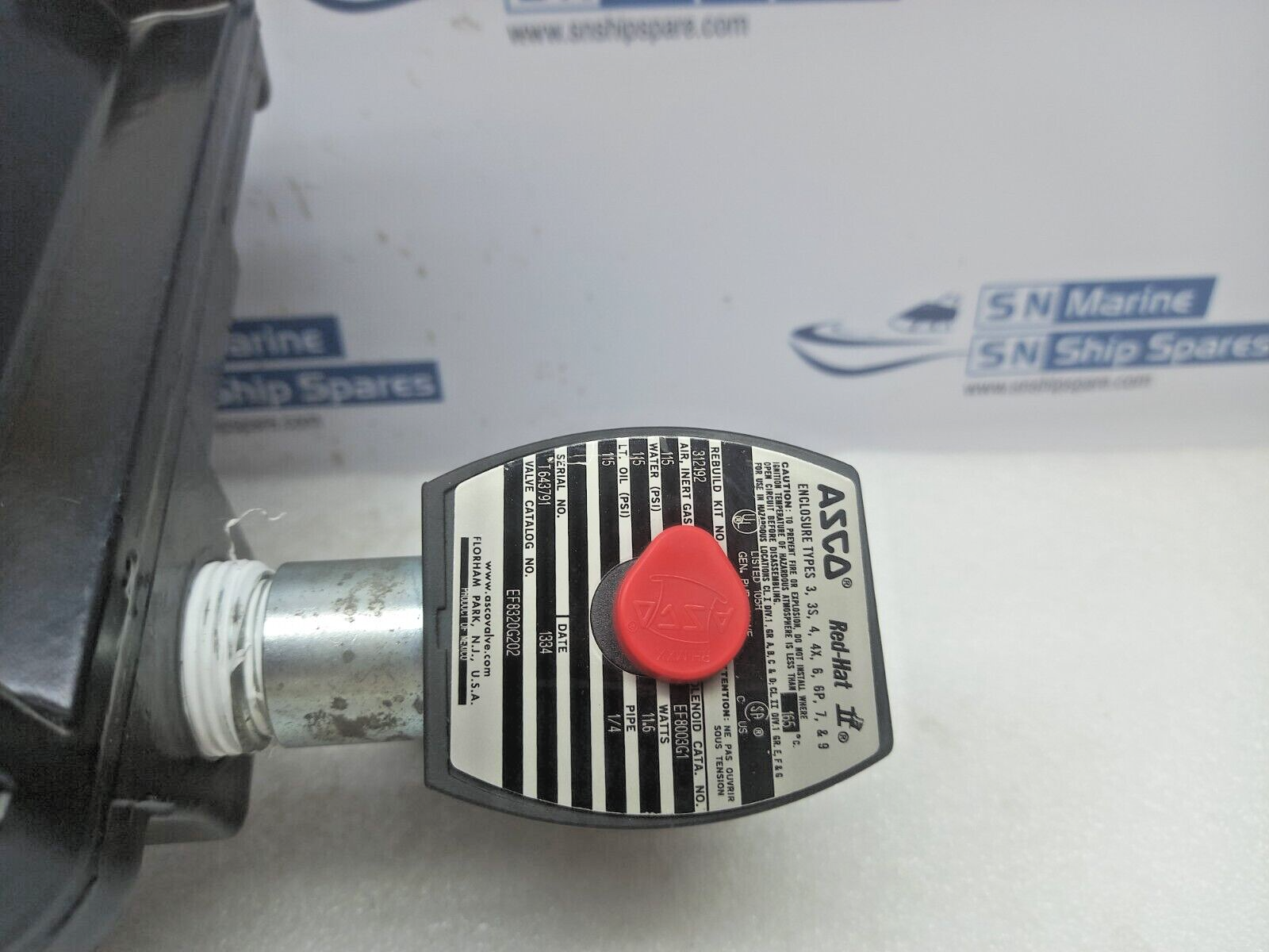 WESTLOCK CONTROLS 9479-SHAF-8 Secondary Valve Indicator With Asco EF8320G202