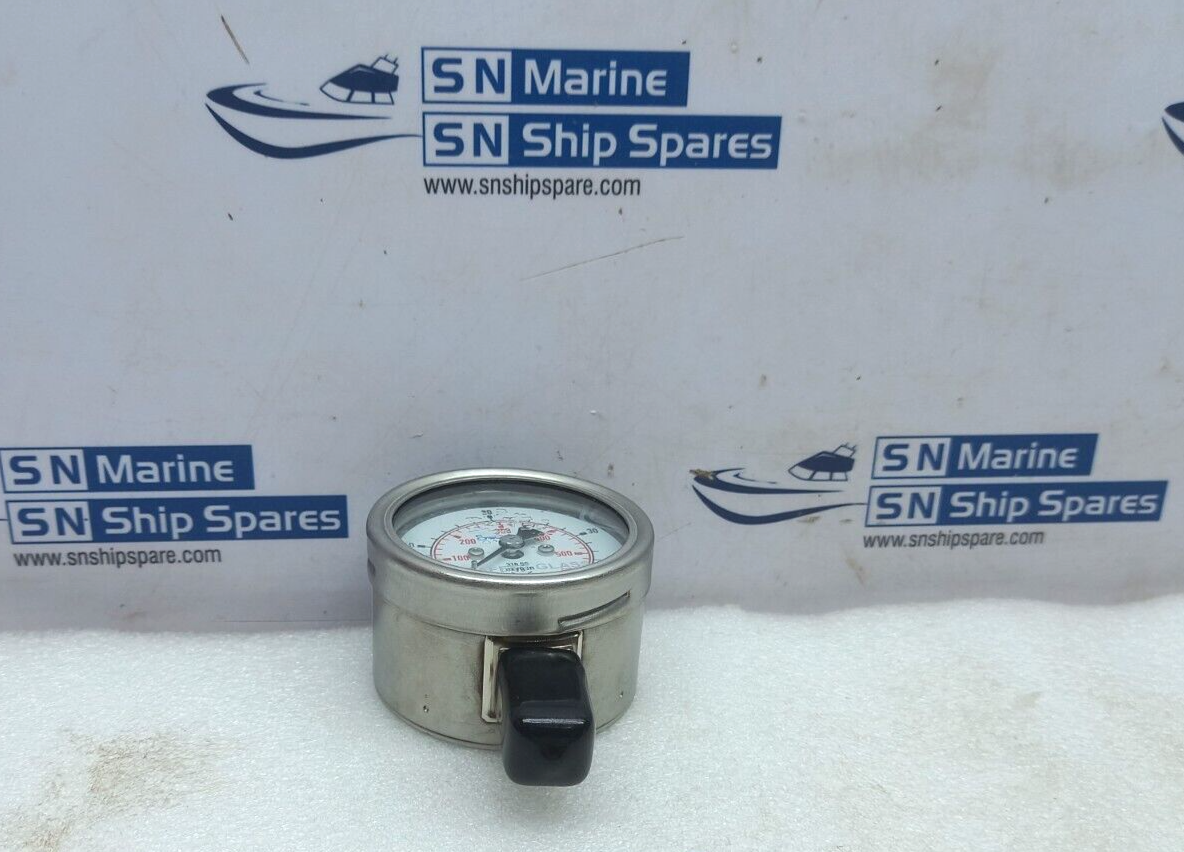 Swagelok PGI-63S-PG40-LAQ1-ABN Pressure Gauge 63MM 0-40Bar 1/4 IN