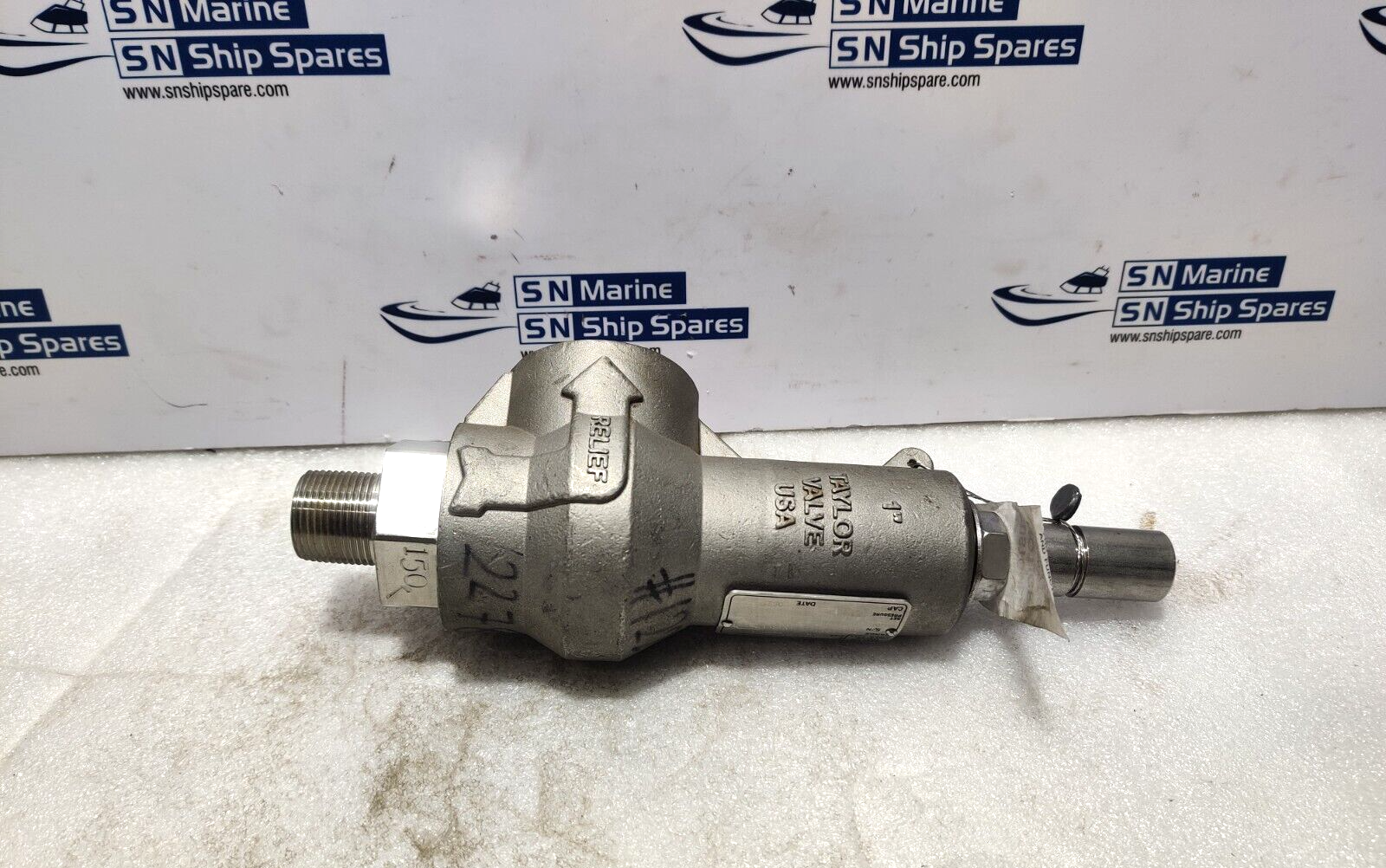 Taylor Valve T-8250-1 Relief Valve ¾ Size 126-190 Range 150Psig
