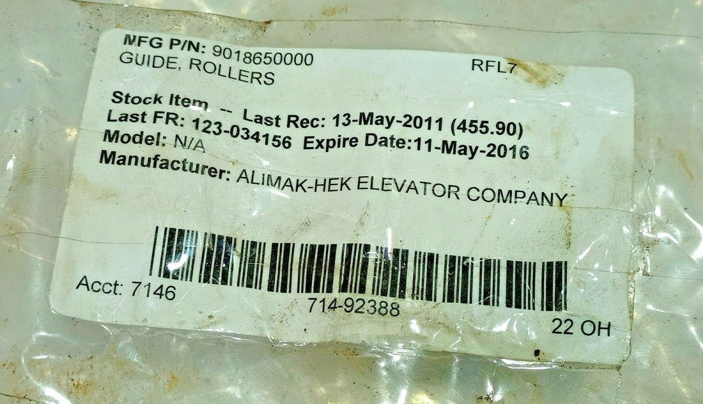 Alimak Hek Elevator 9018650000 Rollers Guide