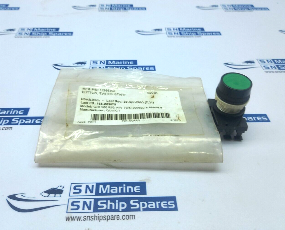 Quincy 12986302 Switch Start Button – S N Marine