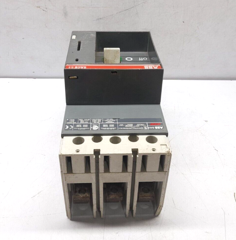 ABB SACE S4 S4H Circuit Breaker SACE PR211 250A 3 Pole 600VAC