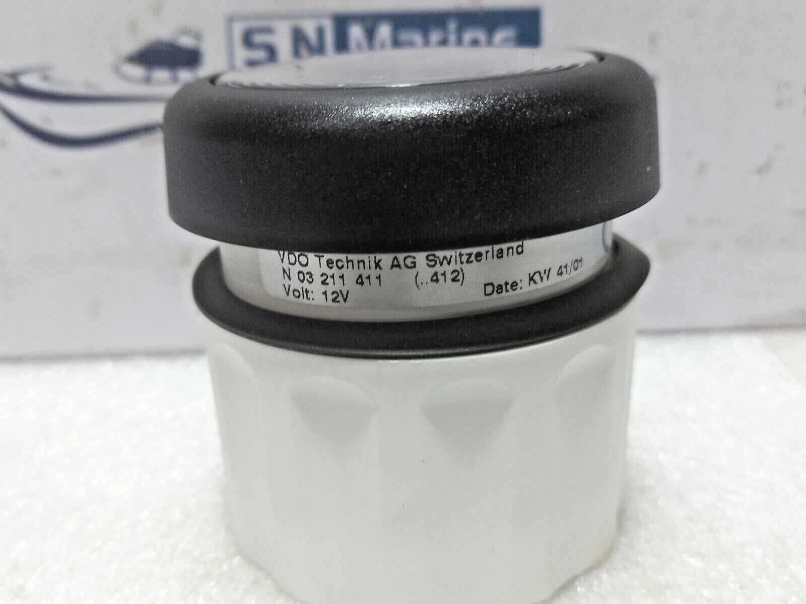 VDO N 03 211 411 Rubber Angle Indicator Marine Gauge 12V Saab -955050