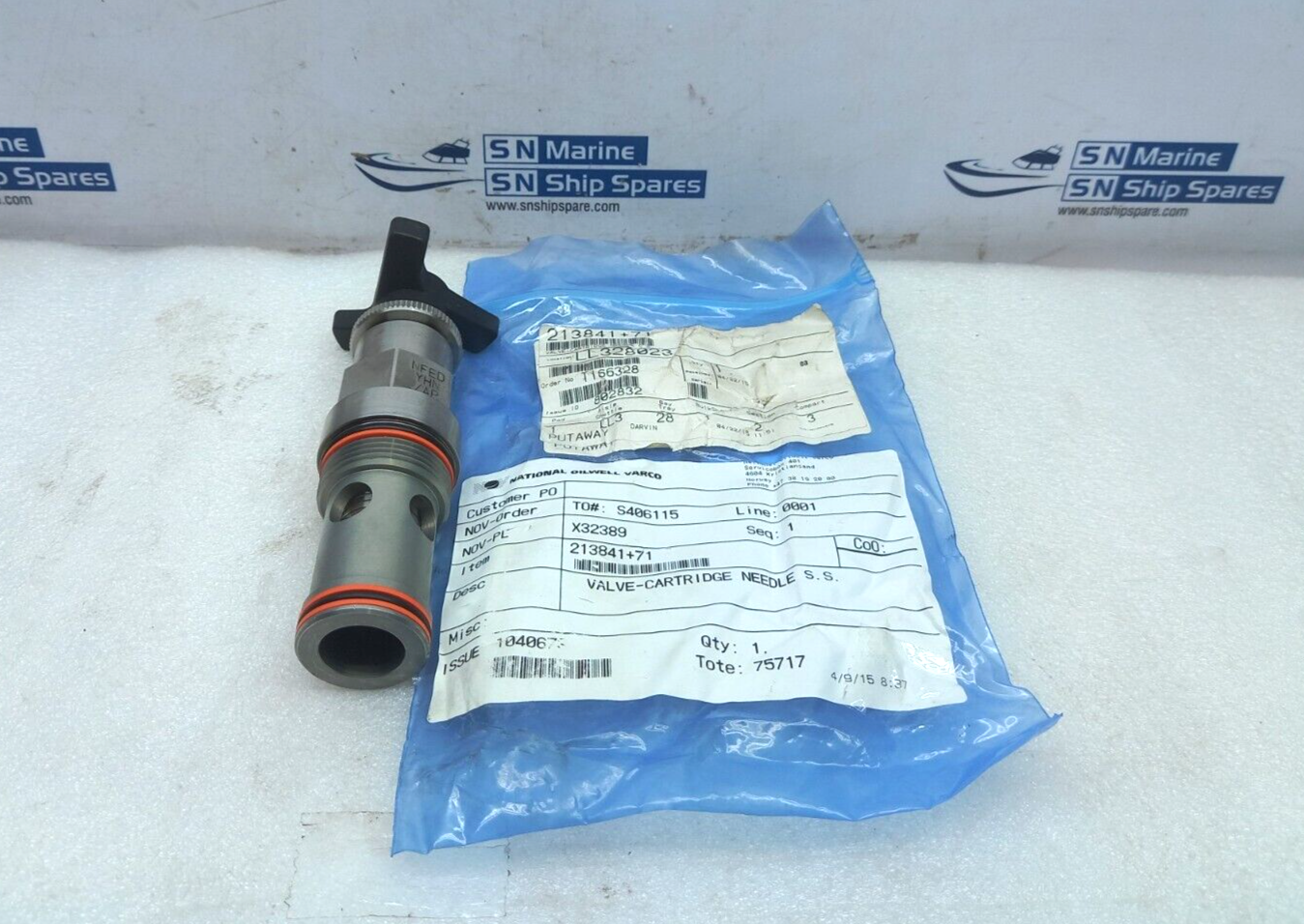 Sun Hydraulics NFEDYHN/AP Cartridge Needle Valve NOV 213841+71
