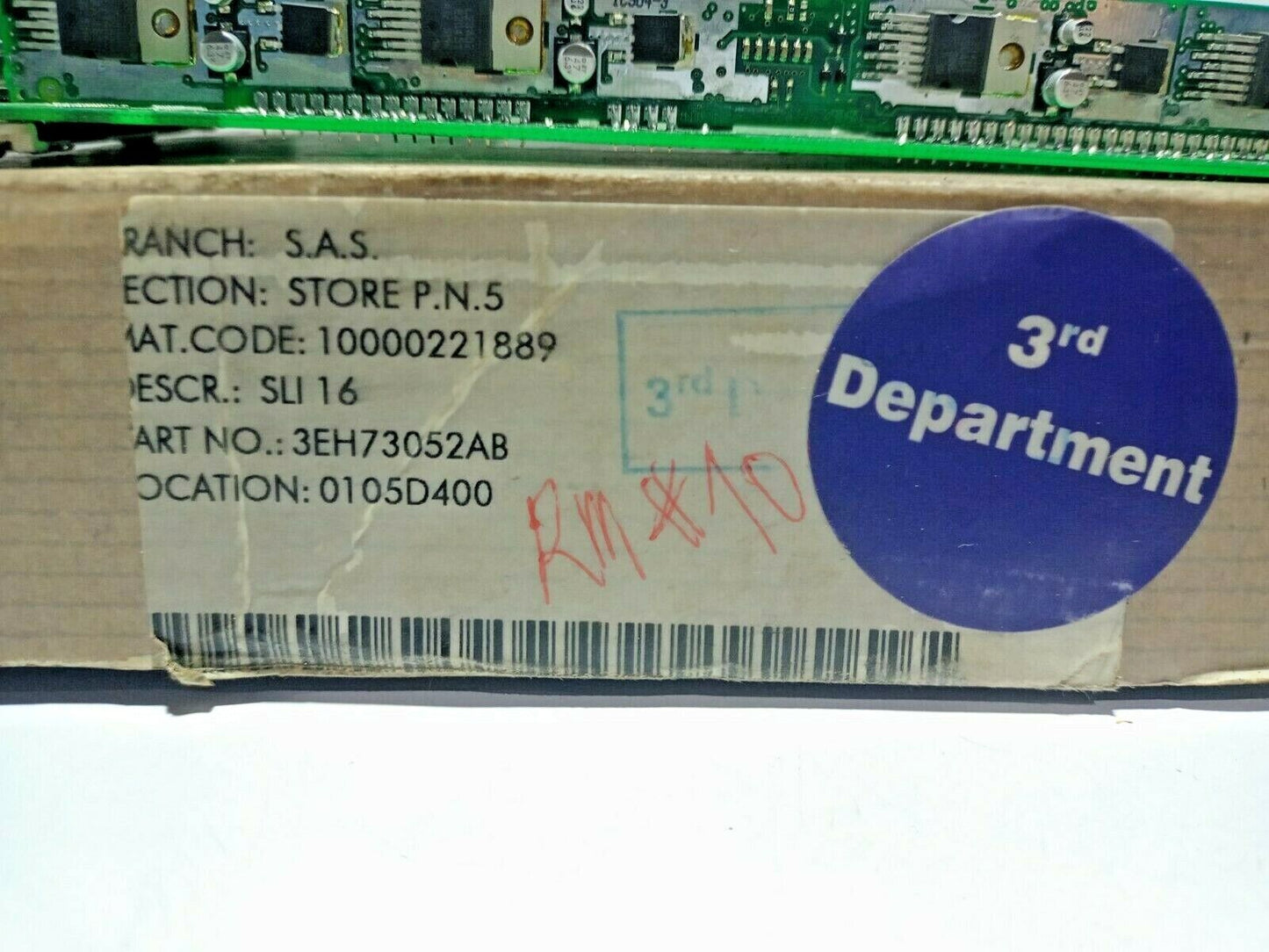 Alcatel 3EH73052ABAA040512 Analog Interface SLI 16-1 3EH73052ABAA 3EH73052AB
