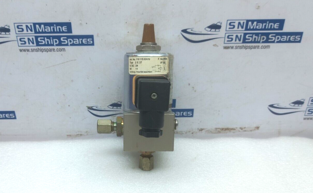 Wartsila 118 115 024 N Solenoid Valve 2 E 27 24VDC 11W GALI GmbH 9480024