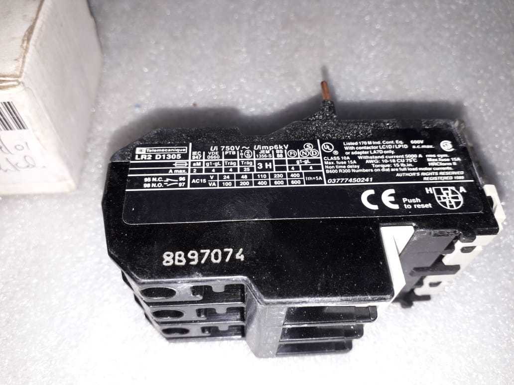 Telemecanique LR2D1305 Thermal overload Relay New in Box 