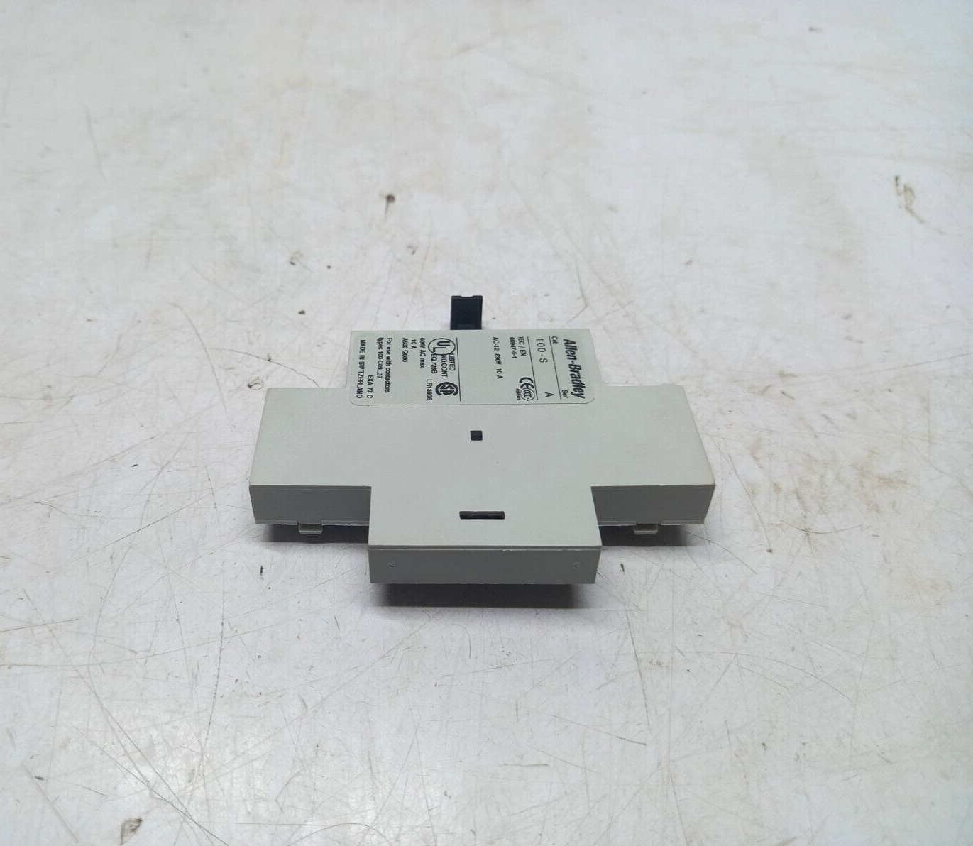 Allen Bradley 100-SD10 Auxiliary Contact Block 600 AC max. 10A A600 Q600