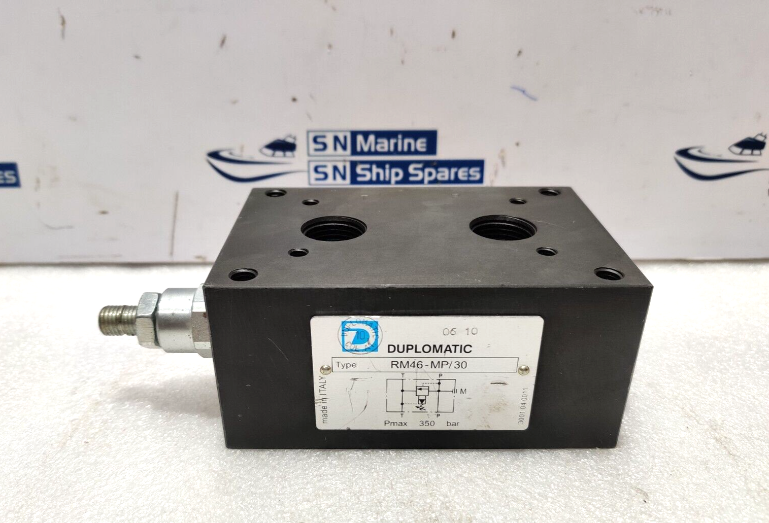 Duplomatic RM46-MP/30 Pressure Relief Valve Pmax 350 Bar