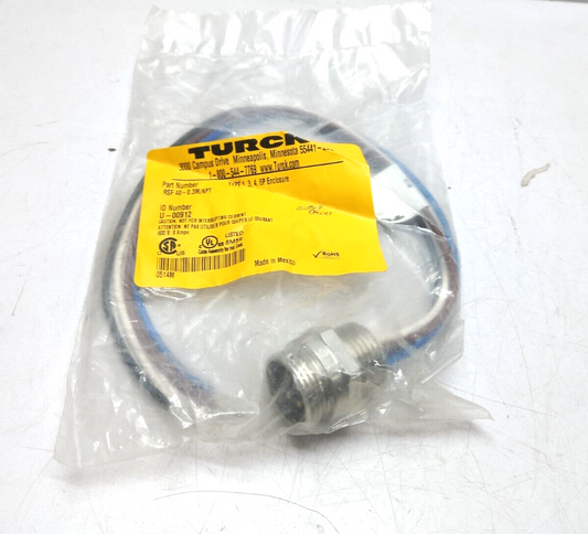 Turck RSF 40-0.3M/NPT Connector Receptacle U-00912 600V 9Amps