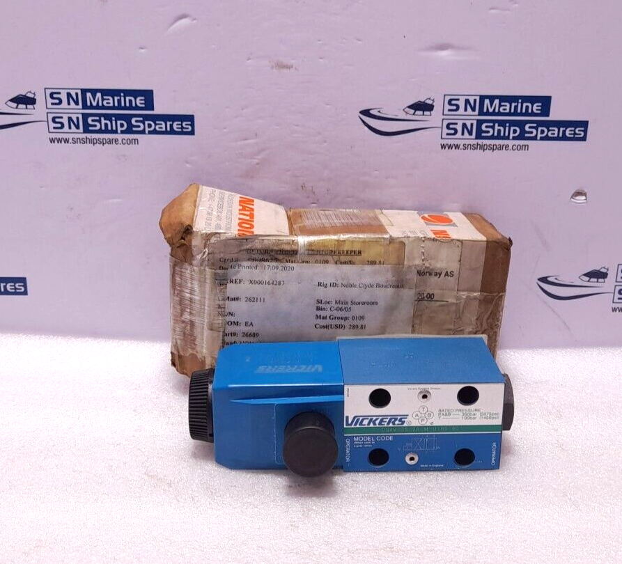 Vickers DG4V 3S 2A M U H5 60 Solenoid Valve H 507848 Coil 24VDC 30W