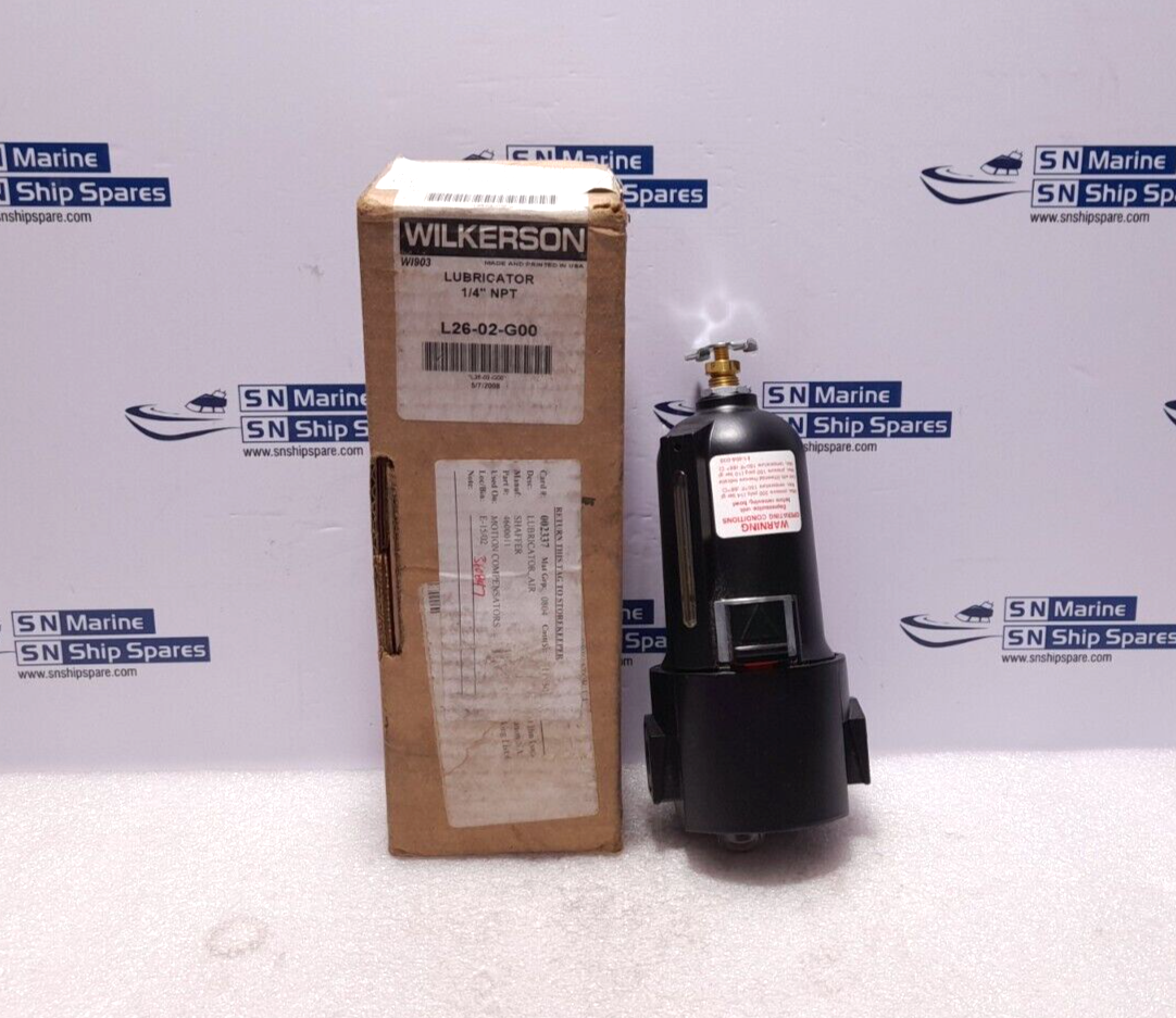 Wilkerson L26-02-G00 Lubricator L2602G00 ¼” NPT NOV 4600011