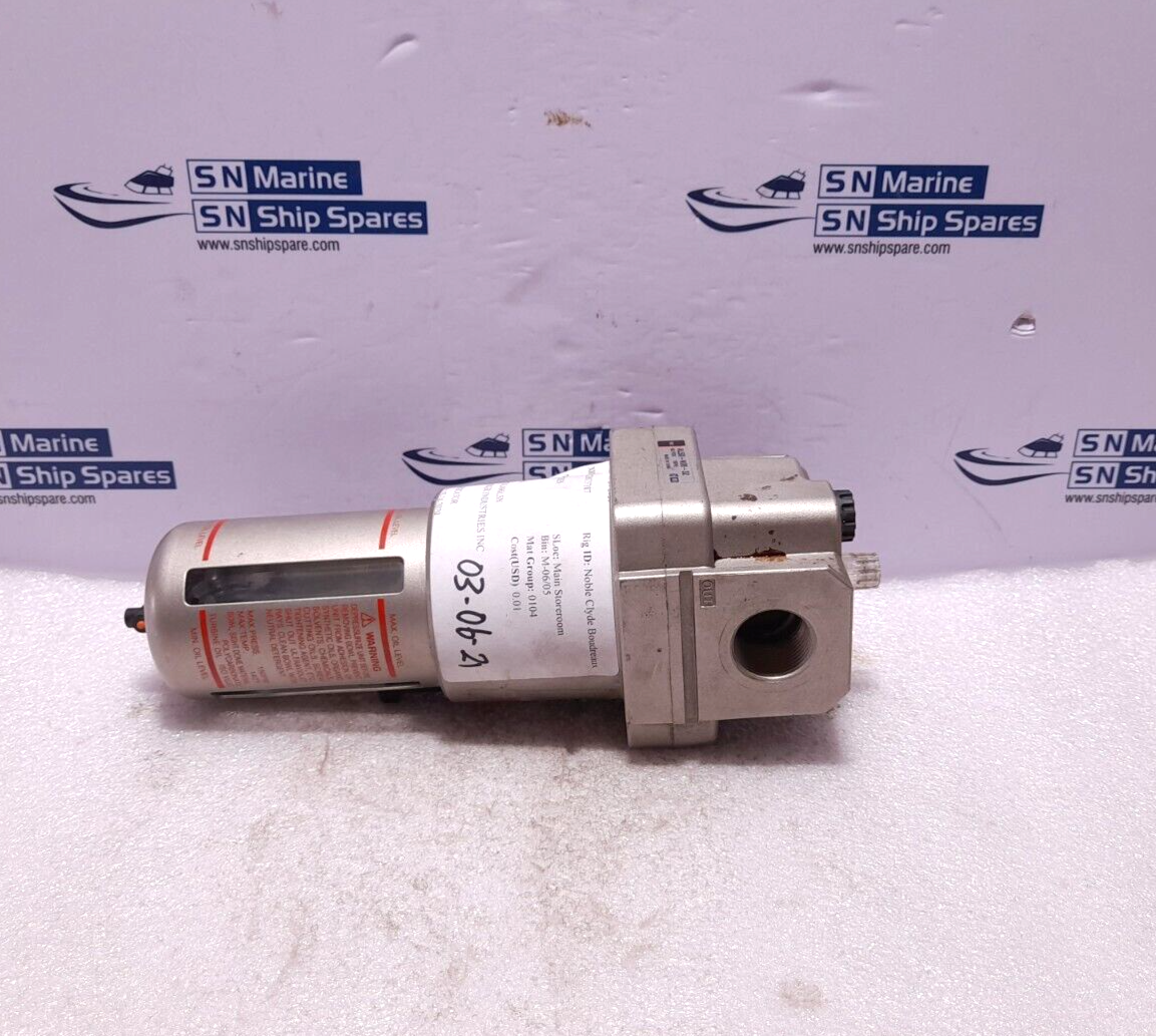SMC AL50-N06-3Z Lubricator Max Press 150PSI AL50N063Z
