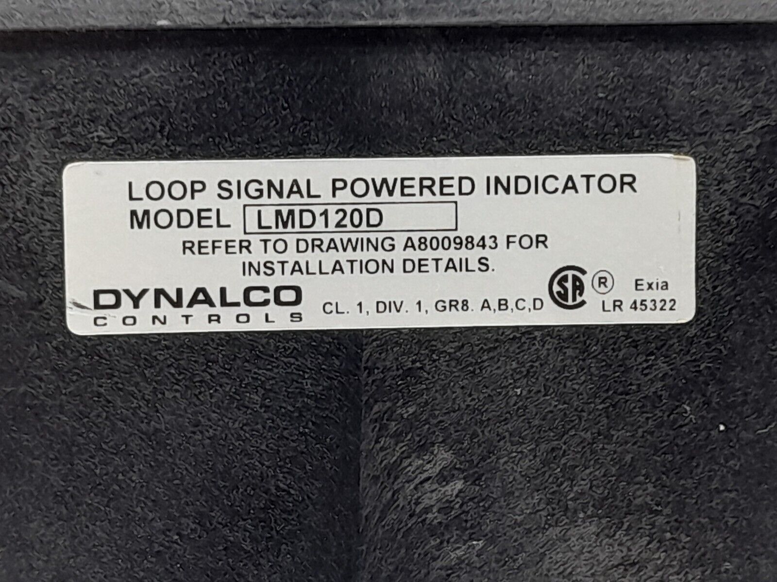 Dynalco LMD120D Loop Signal Powered Digital Indicator LMD-120 Connect 4-20mA Or