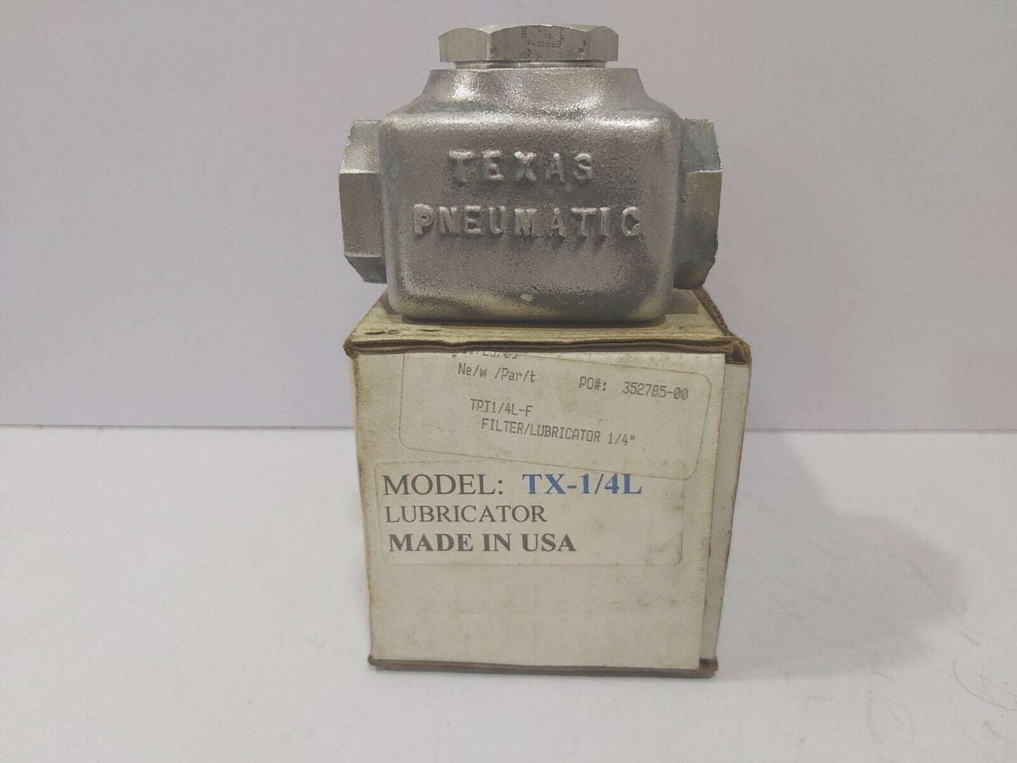 TEXAS PNEUMATIC TX-1/4L IN-LINE LUBRICATORS