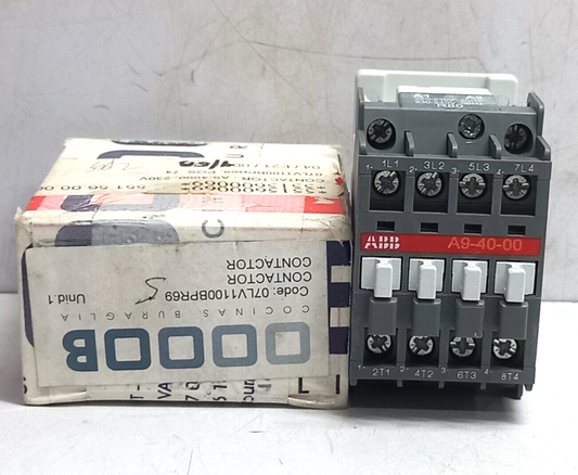ABB A9-40-00 Contactor 220-230V 50Hz 230-240V 60Hz