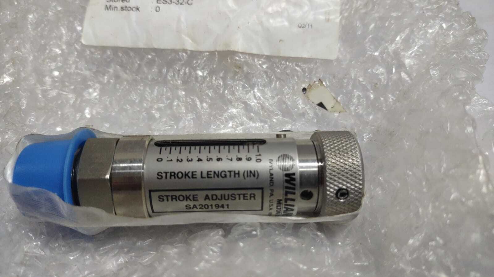 Williams P750X400 / SA201941 Stroke Adjuster 