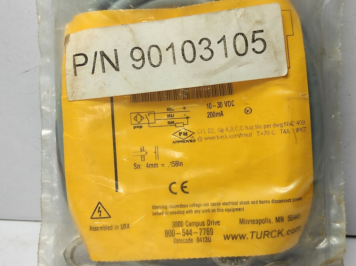 Turck BI 4-M12-AP6X/S1751 Proximity Sensor 4607073