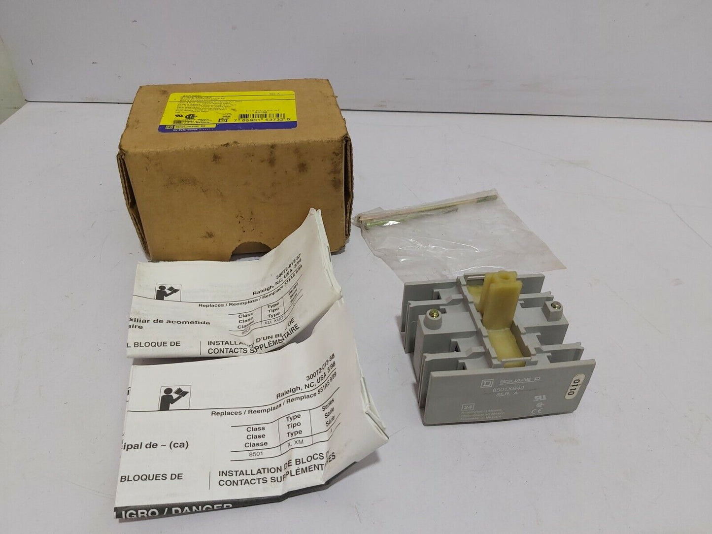 SQUARE D 8501XB40 UNIVERSAL ADDER DECK SER-A