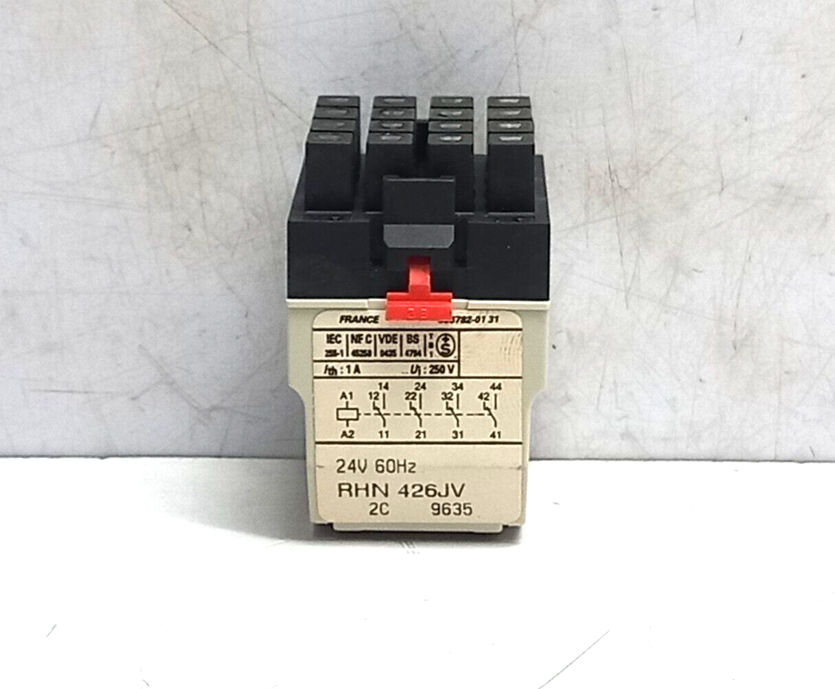 Telemecanique RHN 426JV Plug In Control Relay 24V 60Hz