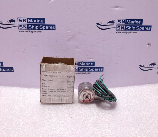 Versa E5-3198-34XX-PC-ST-D024 Electrical Solenoid Operator Coil 24VDC 7.2W E5319