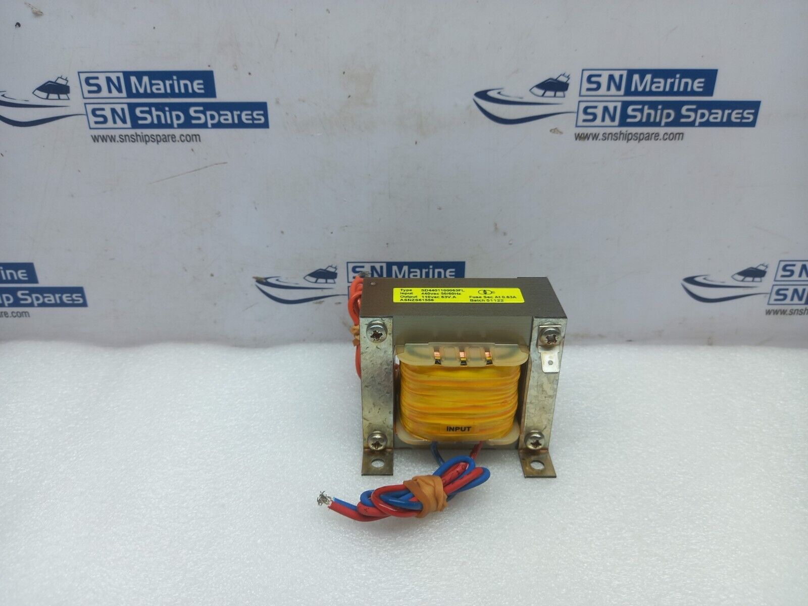 TSL ASNZS61558 Stepdown Transformer 440VAC 50/60Hz Type: SD4401100063FL