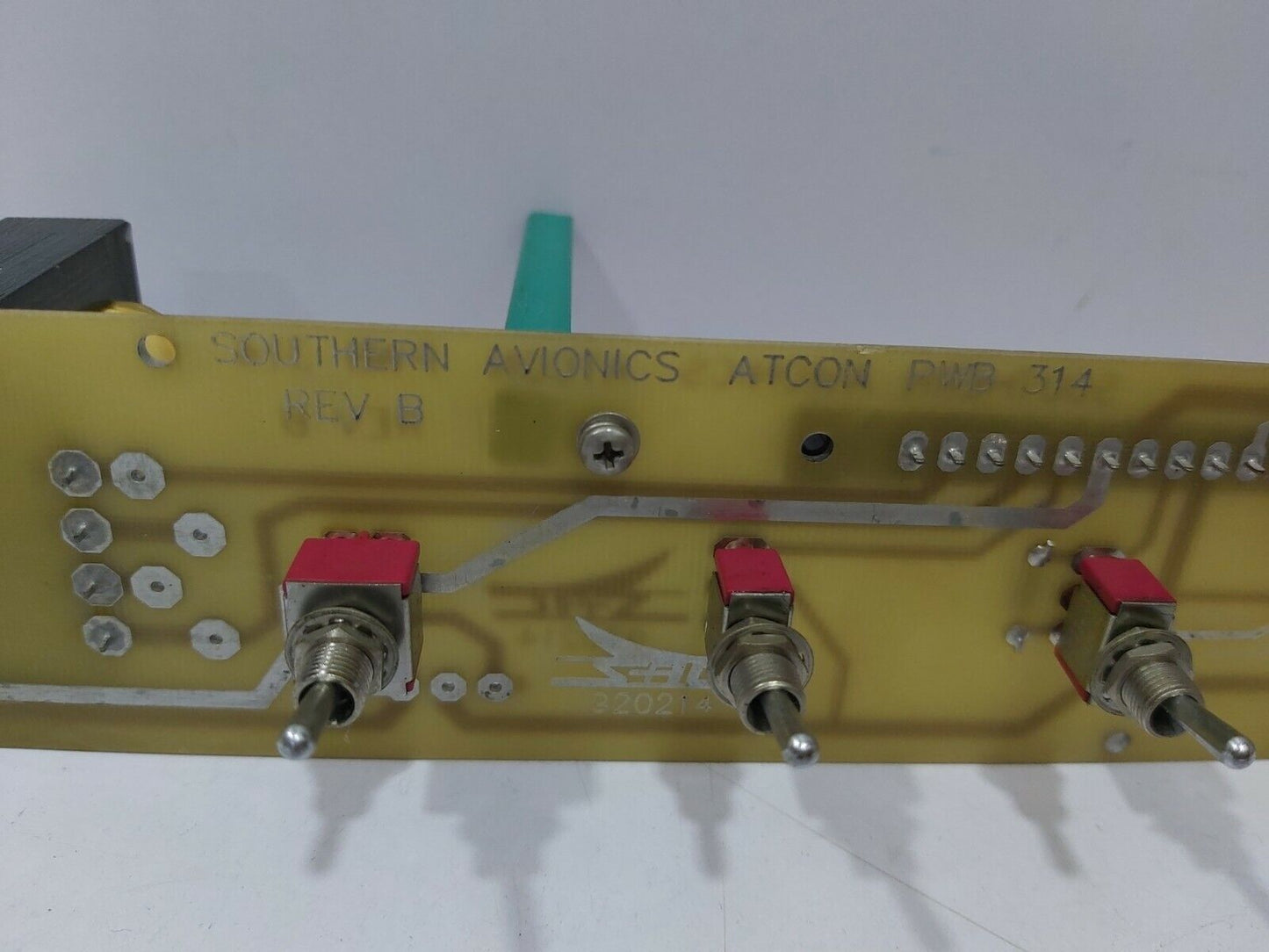 Southern Avionics Atcon PWB 314 PCB Auto Transfer Control Rev-B 920214 SLP31400