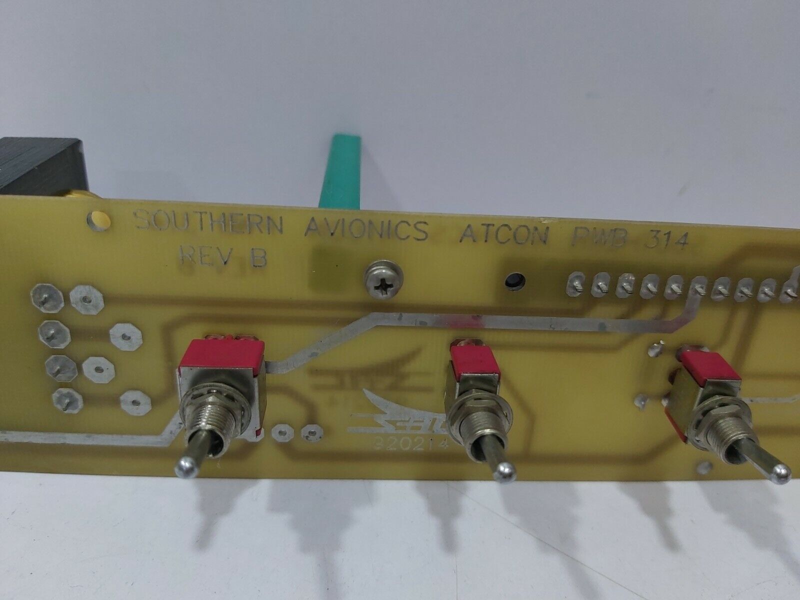 Southern Avionics Atcon PWB 314 PCB Auto Transfer Control Rev-B 920214 SLP31400