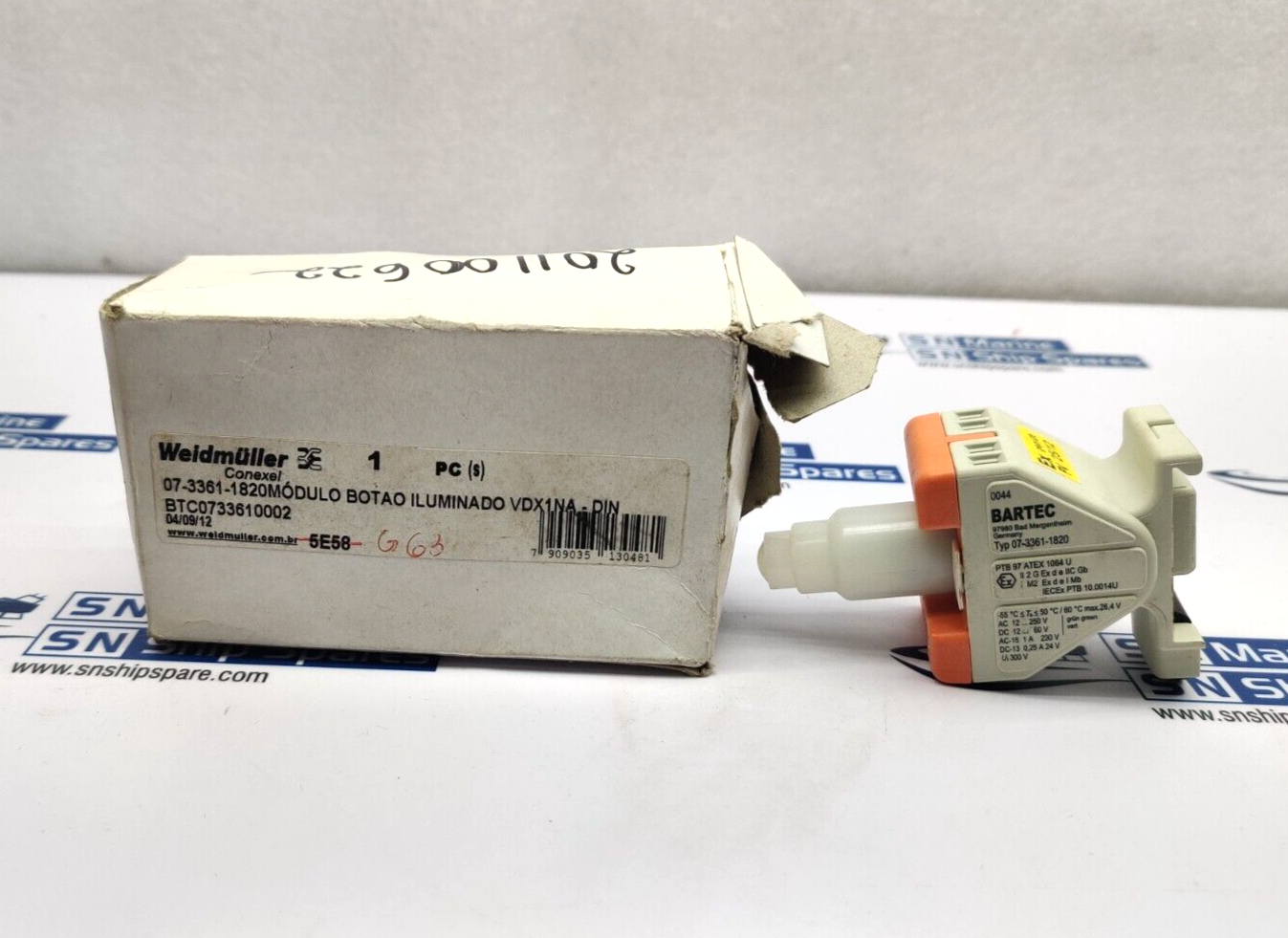 Bartec 07-3361-1820 Lamp Module AC 12..250V DC 12…60V