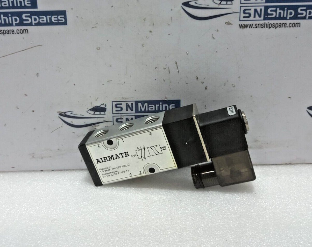 Airmate Solenoid Valve Pressure: 1.5-8kgf/cm2 (22-118psi) Temperature: 0°-50° C