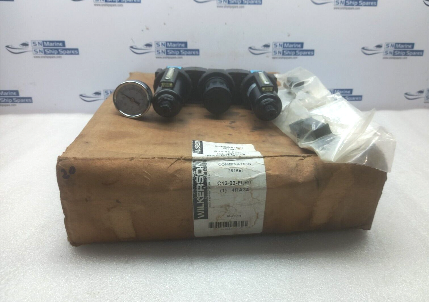 Wilkerson C12-03-FLR0 Combination Filter, Regulator, lubricator 281591