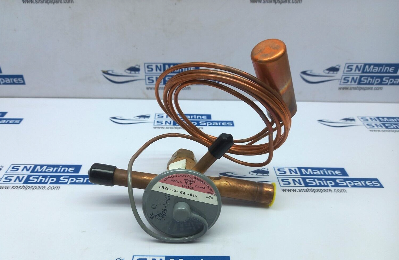 Sporlan ERZE-3-GA-B15 Thermostatic Expansion Valve ¼ ODF 60” Capillary Tube