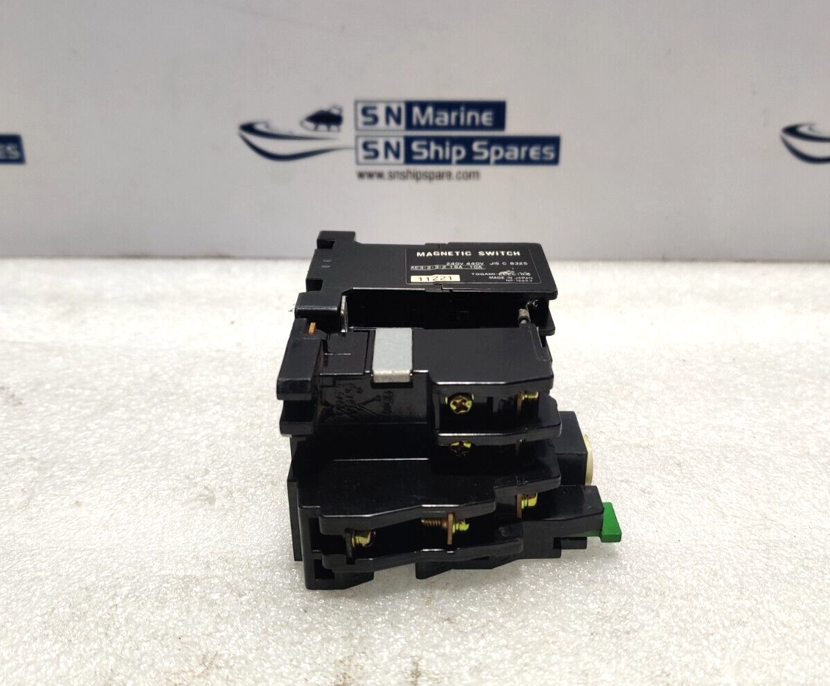 Togami Electric CLK015JTH40-P6A Magnetic Switch 240V 440V Togami Type T-11J