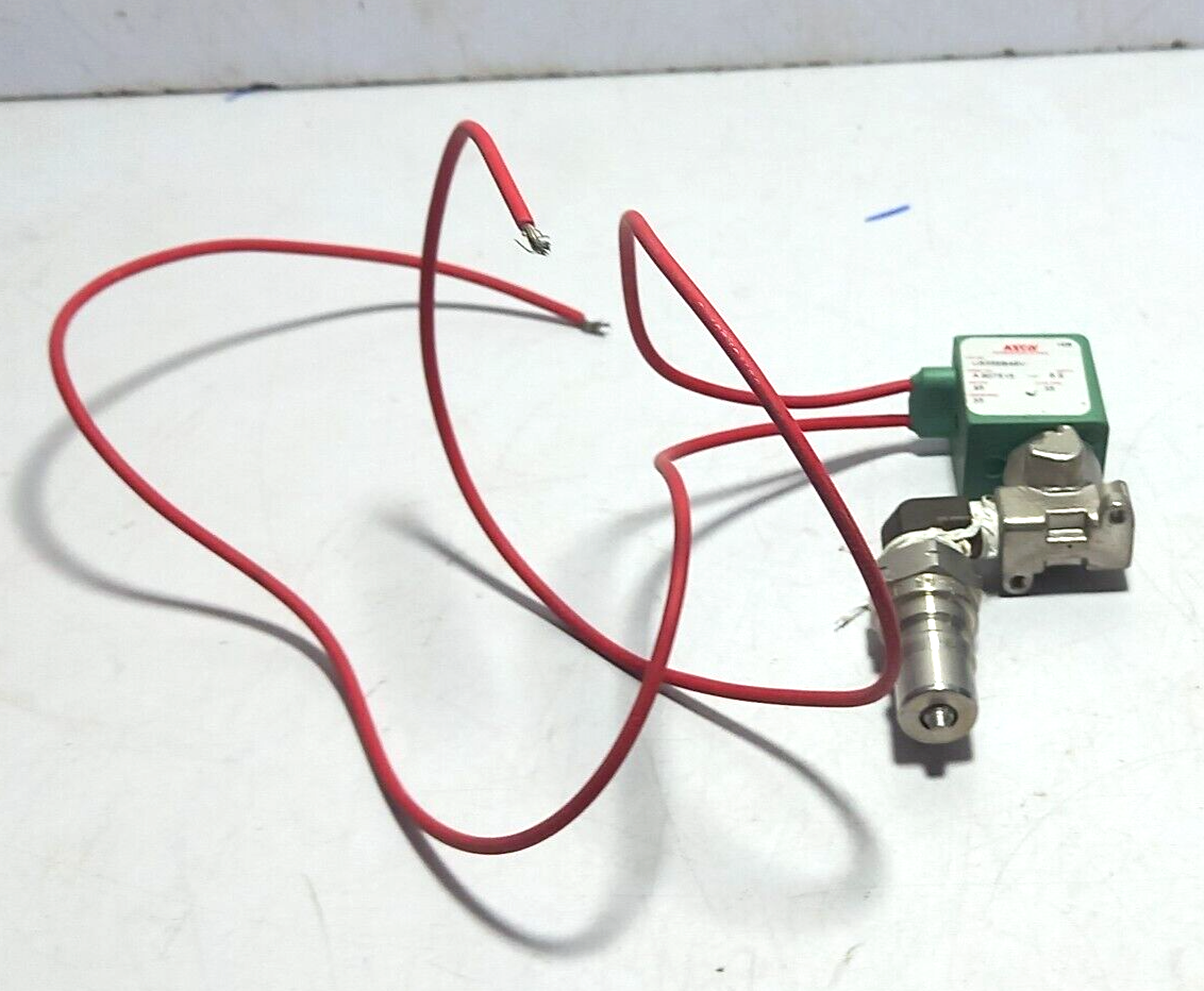 Asco U8356B46V Solenoid Valve 6.9W Air, Lt. Oil, Water 35 PSI 400117-142D 24VDC