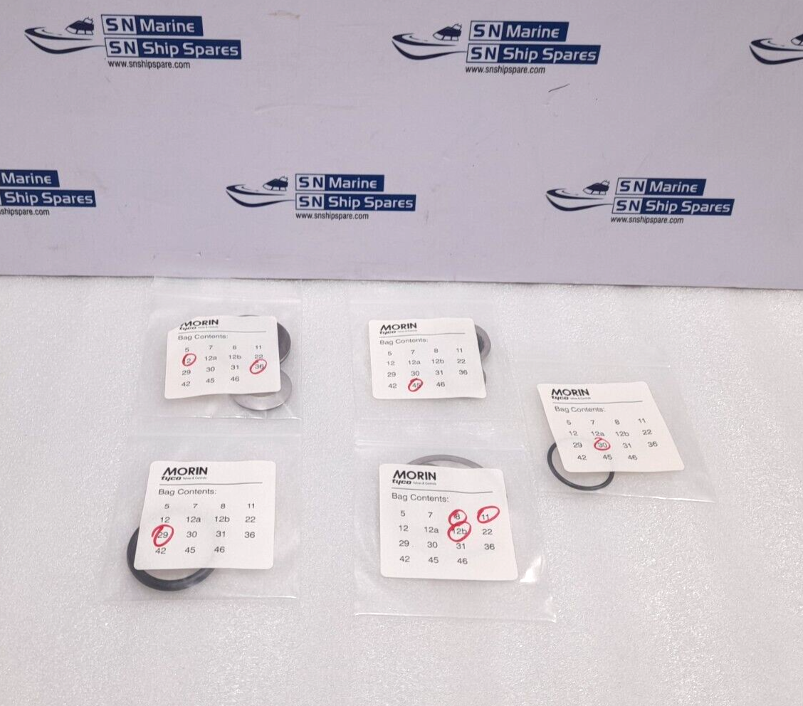 Tyco Morin Actuator S-RK135-2 Seal And Bushing Repair Kit SRK1352