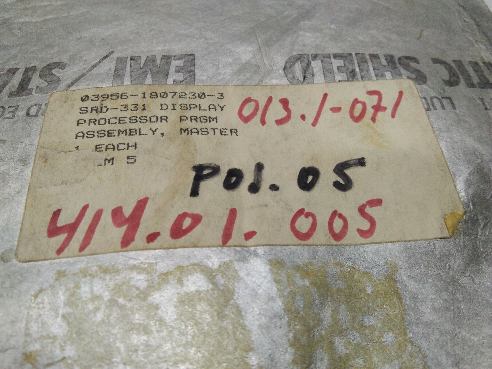 SPERRY MARINE 03956-1807230-3 REV B SRD-331 DISPLAY PROCESSOR ASSY P/N 03956-197