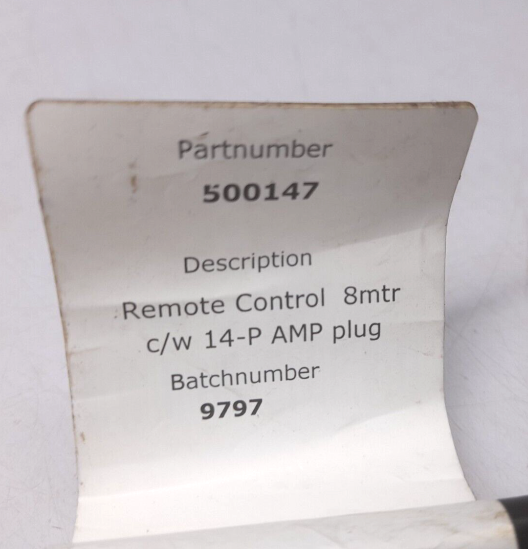 Unitor 500147 Remote Control 8mtr C/W 14-P Amp Plug