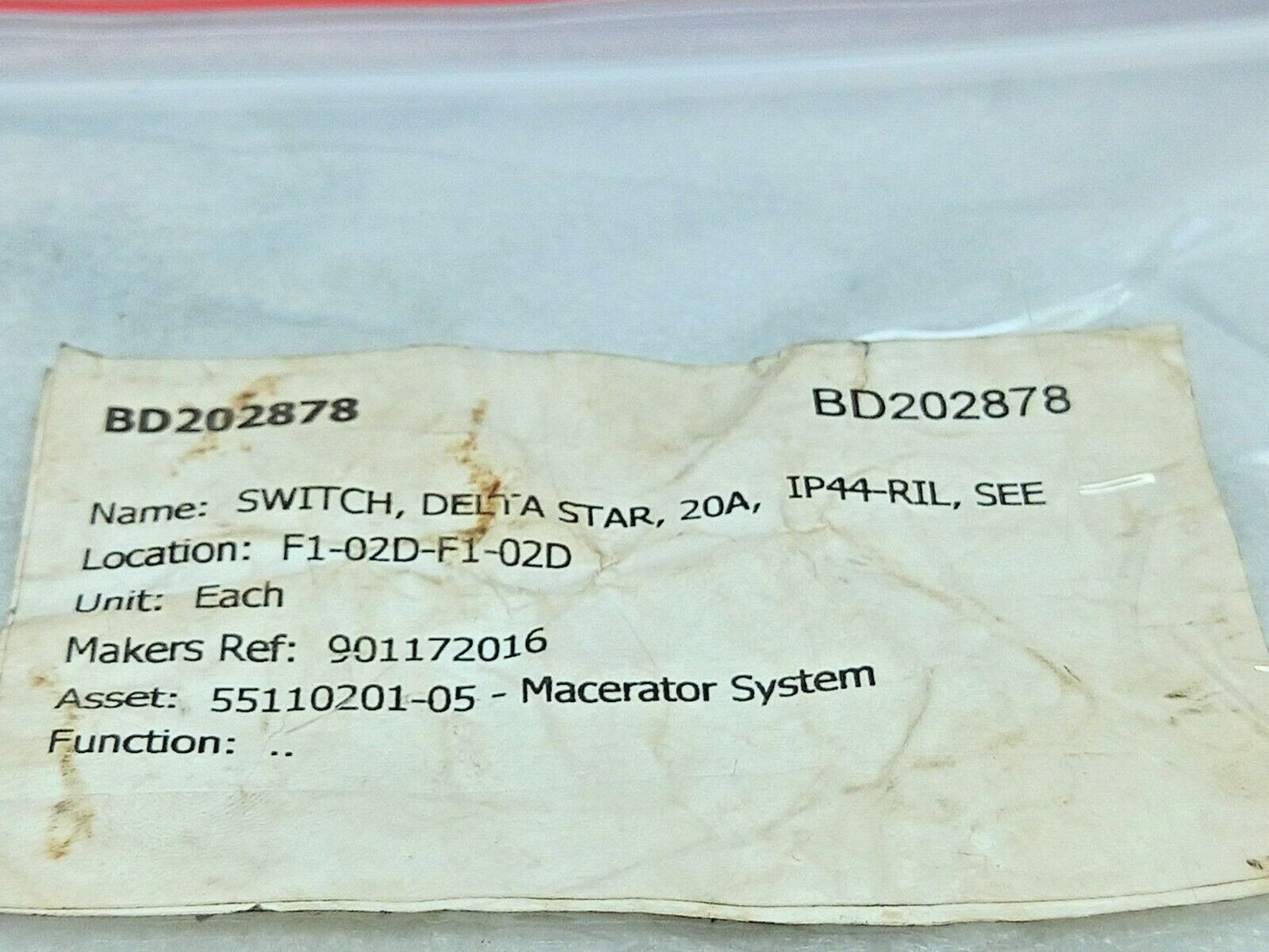 Bremas CR0160010 Delta Star Switch IP44-RIL