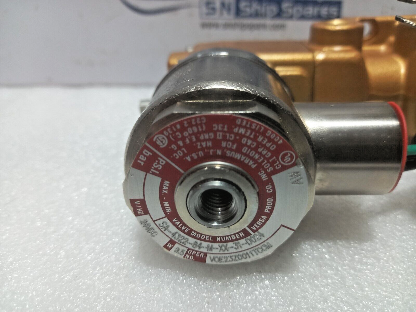 Versa SA-4322-84-M-XX-31-D024 Multiport Valve 3Way 24VDC 25W