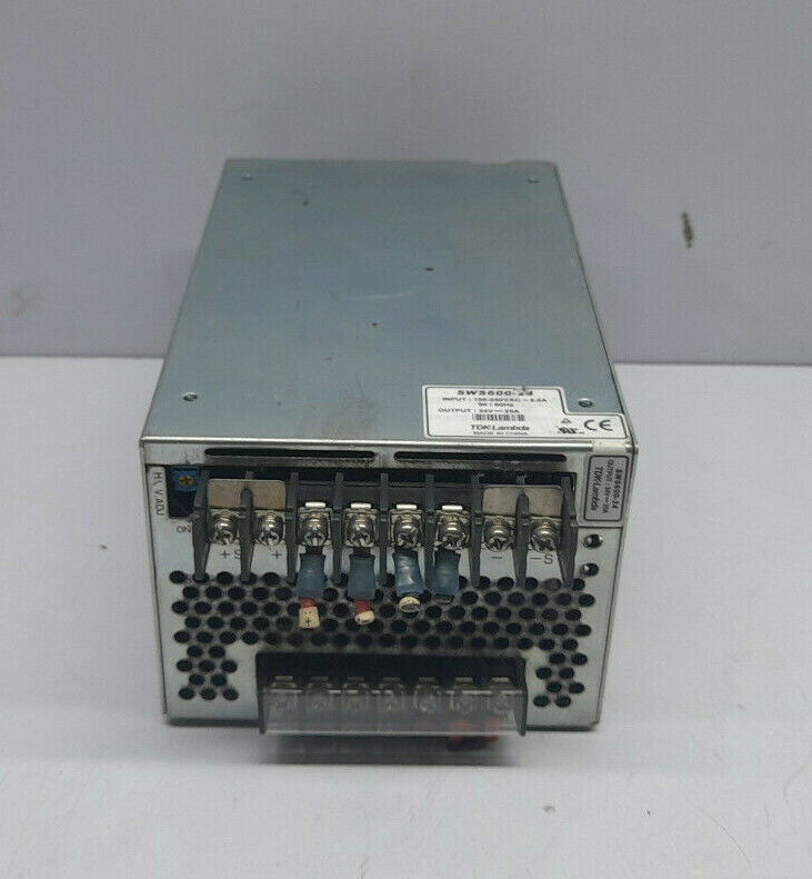 TDK-Lambda SWS600-24 Power Supply Input 100-240VAC 8.0A 50/60Hz Output 24V-25A