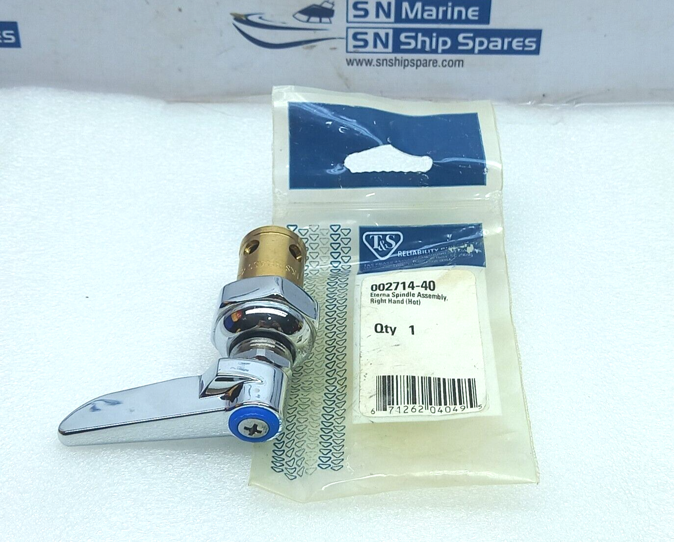 T&S 002714-40 Eterna Spindle Assembly Right Hand Hot