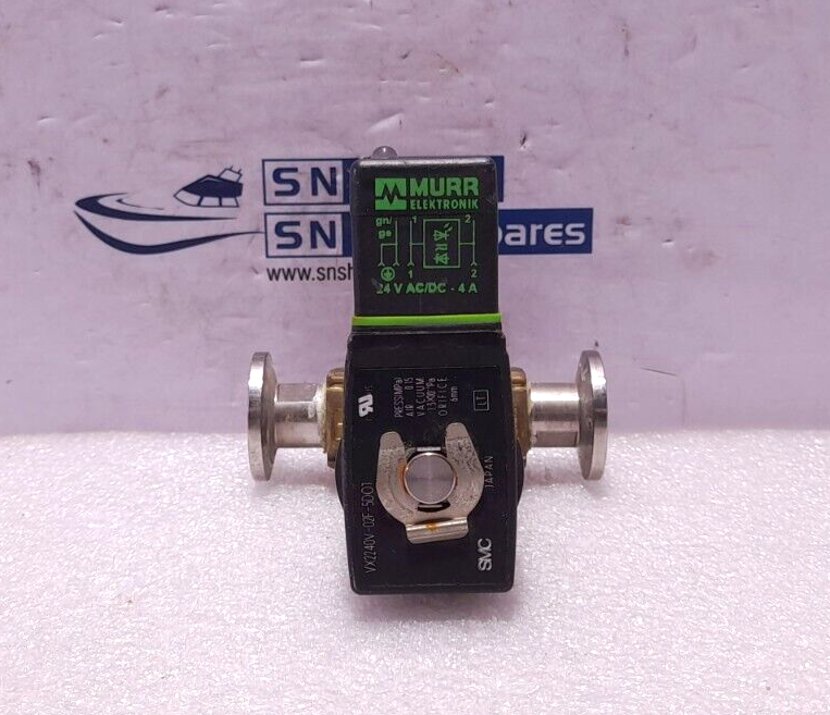 SMC VX2240V-02F-5D01 Solenoid Valve Murr Elektronik 24V AC/DC 4A