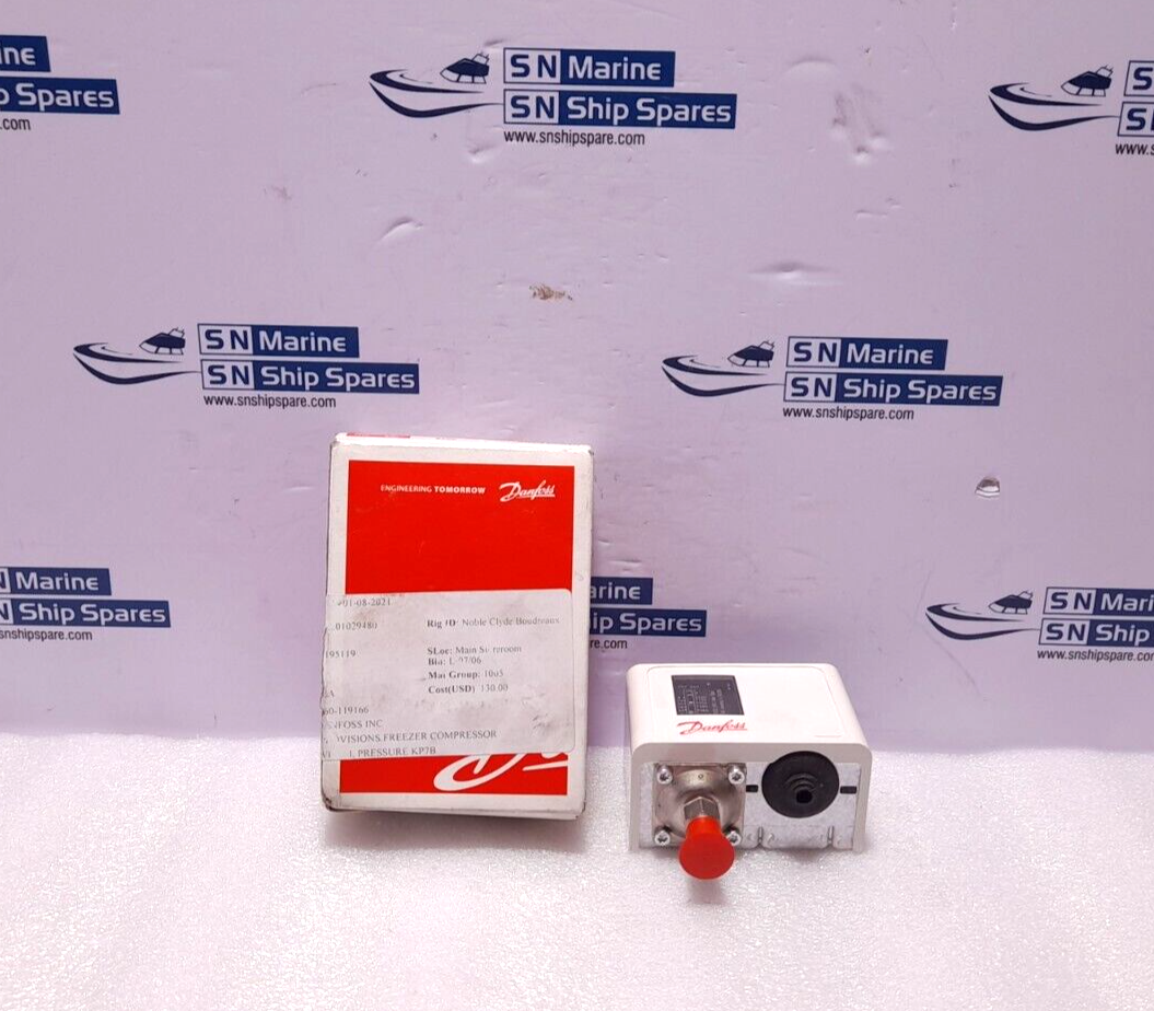 Danfoss 060-119166 Pressure Switch KP7B Range +8/+32 Bar Pe Differential 4 Bar