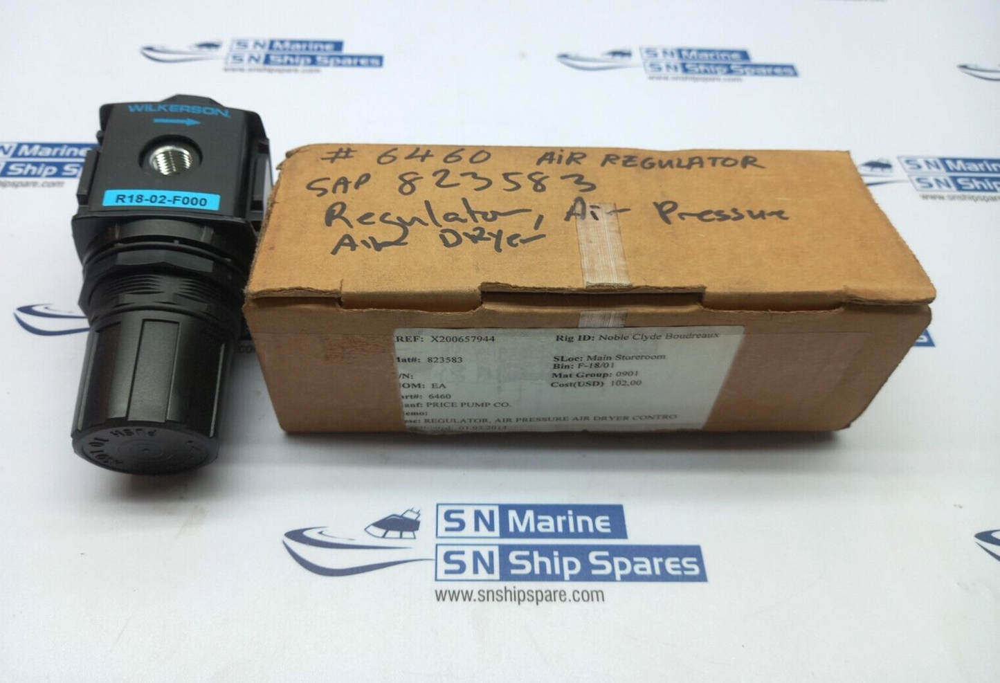 Wilkerson R18-02-F000 Air Pressure Regulator 300Psig Price Pump 6460