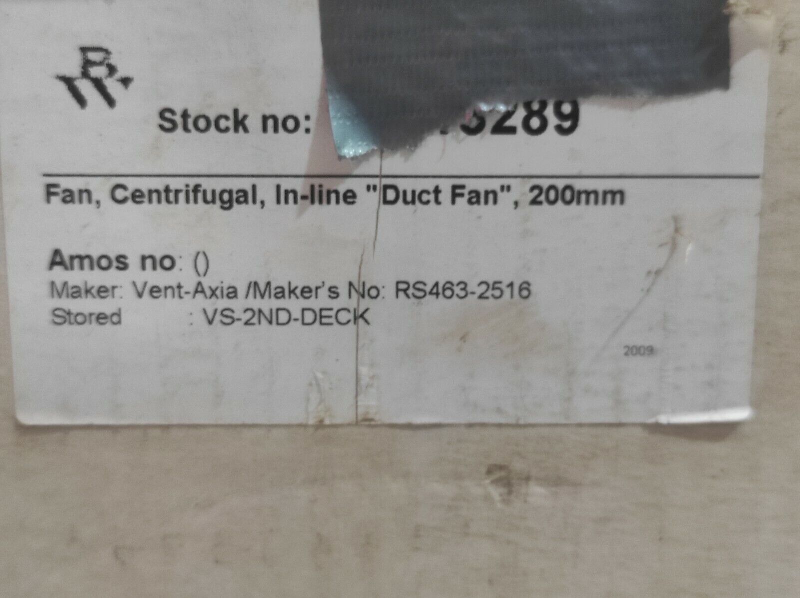 Vent Axia ACP200-12B Powerflow 200mm DIA ACP20012B