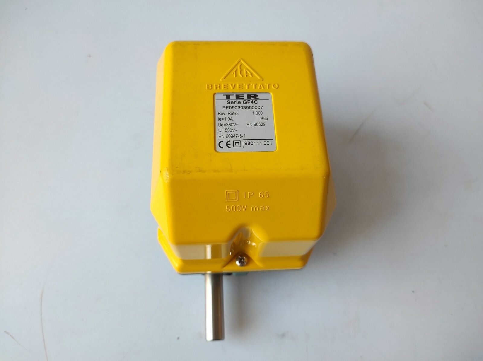 TER GF4C PF090303000007 Limit Switch Rev Ratio 1:300 Ie 1.9A Ue 380V~ Ui 500V~  