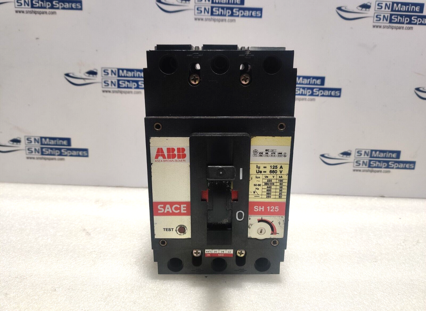 ABB SACE SH125 Circuit Breaker Iu= 125A Ue= 660V SH 125